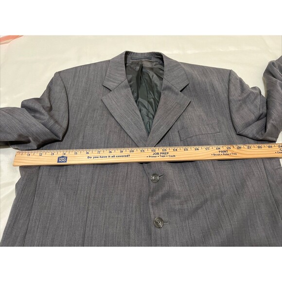ALEXANDRE London Blazer Jacket Sport Coat Pure New Wool Gray Sz 44 L Saville Row - Picture 5 of 16